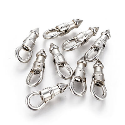 Tarnish Resistant 304 Stainless Steel Lobster Claw Clasps
