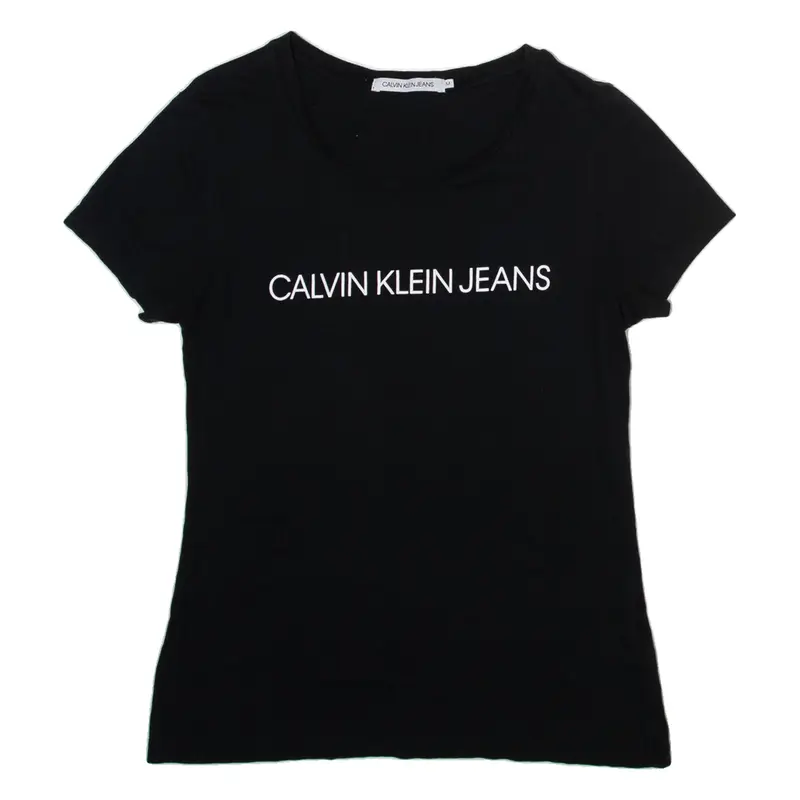 CALVIN KLEIN JEANS Womens T-Shirt Black M