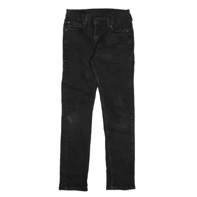 LEVI'S 511 Jeans Black Denim Slim Straight Mens W27 L32