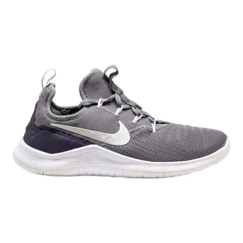 NIKE Free Trainer Sneaker Grey Synthetic Womens UK 5.5