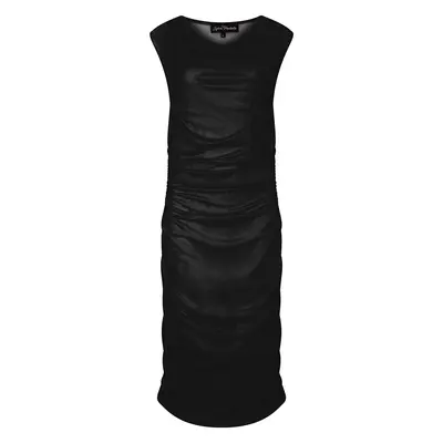 Boudicca Summer Black Midi Dress -Inclusive Plus Size up to UK 26 / US 22 | Size: Size UK 16/ US 12 | Color: Black