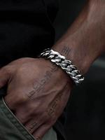 Simple Titanium Steel Bracelet, Men's Bracelet, Men's and Women's Universal, Hip-hop Bracelet, Punk Bracelet, Daily Party Wea...