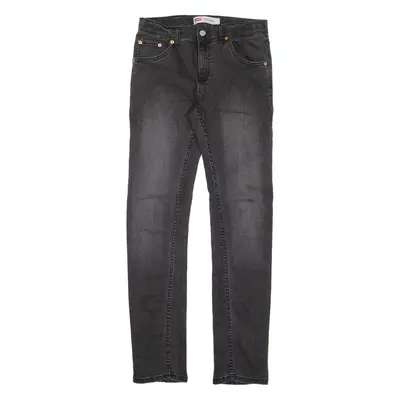 LEVI'S 510 Jeans Boys Black Slim Skinny W28 L30