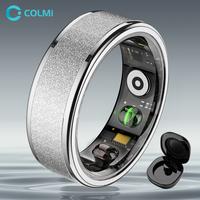 COLMI R10 Temperature Smart Fitness Ring, 1 Count USB Rechargeable Long Battery Life Smart Ring, 5ATM Waterproof Durable Fitn...