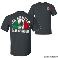 Fathers Day TShirt Gift For Latino Dad, El Abuelo Mas Chingon Tee, Mexican Gift T-shirt for Him, Menswear, Tops