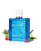 RAYHAAN Ocean Rush Eau de Parfum Spray for Men, 3.4 Ounce