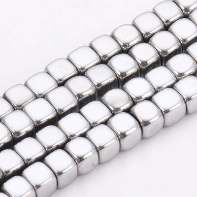 Electroplate Non-magnetic Synthetic Hematite Beads Strands