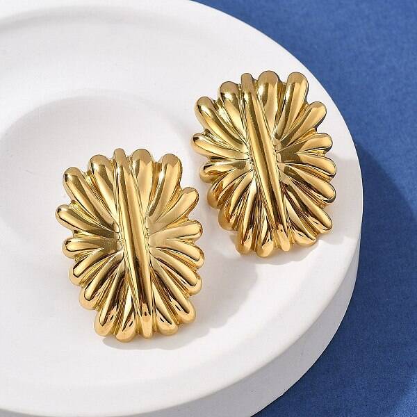 304 Stainless Steel Stud Earrings