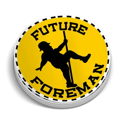 Future Foreman Hard Hat Decal