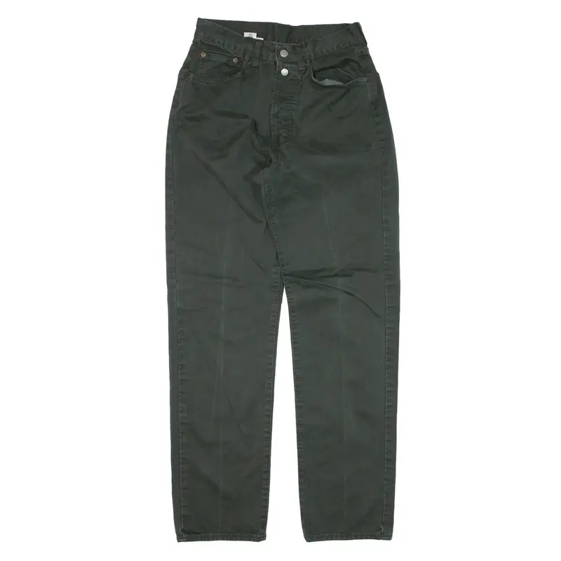 REPLAY Denim Trousers Green Regular Straight Mens W25 L30