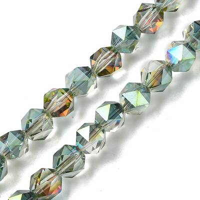 Electroplate Glass Beads Strands