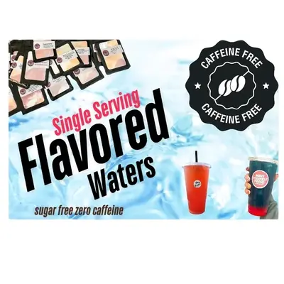 Flavored WATER - Refreshing Beverage for on the go. ZERO CAFFEINE taste like a loaded tea without the caffeine. 100% sugar-f...