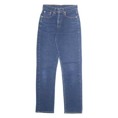 LEVI'S Womens Jeans Blue Regular Tapered W24 L29