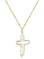 Cross Charm Decor   Charms Necklace for Women, Stainless Steel Jewelry for Party, Daily Clothing Decor, Trendy All-match & Ex...
