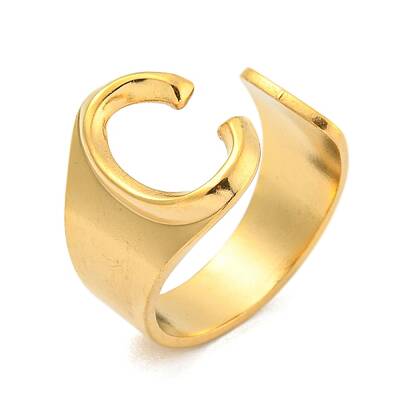 PVD Vacuum Plating 201 Stainless Steel Cuff Rings