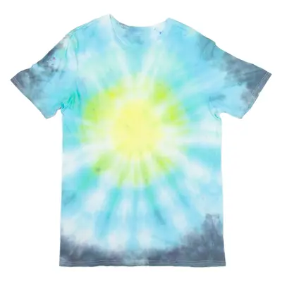 Mens Tie Dye T-Shirt Blue L