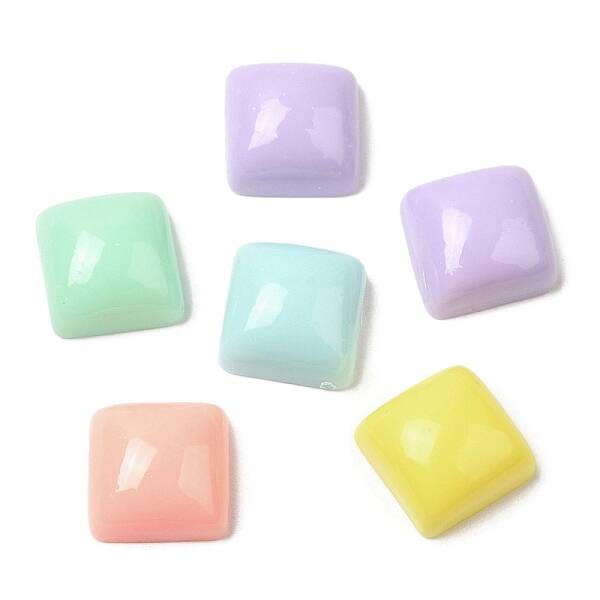 Cartoon Opaque Resin Cabochons
