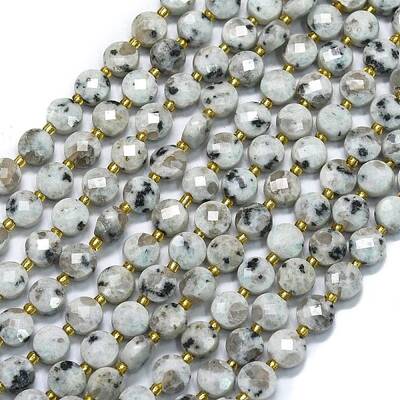 Natural Sesame Jasper Beads Strands
