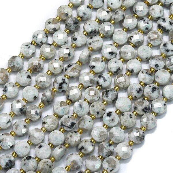 Natural Sesame Jasper Beads Strands