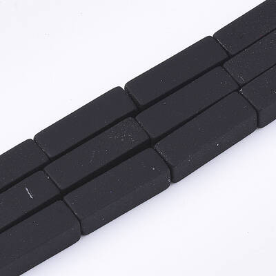 Spray Painted Non-magnetic Synthetic Hematite Beads Strands