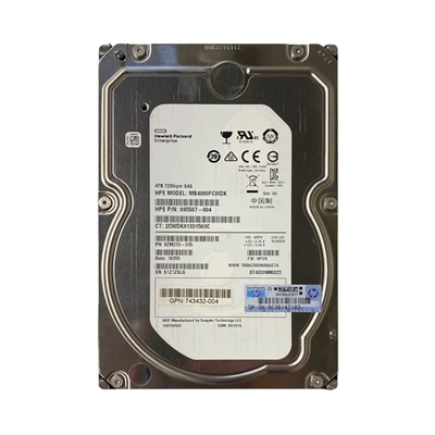 743432-004 HP 4TB 6Gb/s SAS 7200 3.5-Inch Hard Drive