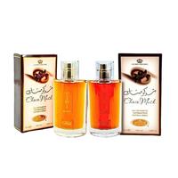 AL REHAB 2 Pcs Combo Set CHOCO MUSK EAU DE PARFUM NATURAL SPRAY 1.65FL.OZ Cacao Vanilla Perfume Amber Cinnamon Wood Aromatic ...
