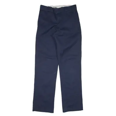 DICKIES 874 Workwear Trousers Blue Regular Straight Mens W31 L34