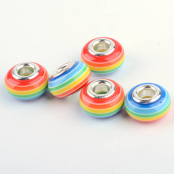 Resin European Beads