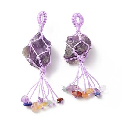 Natural Amethyst Pendants
