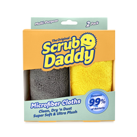 Scrub Daddy Microfiber Cloths - Pack of 2 for Household Cleaning Towel