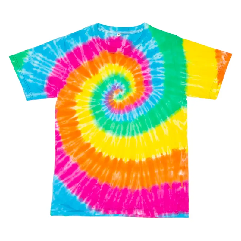 Mens Tie Dye T-Shirt Pink M