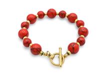 Natural Red Stone Bracelet -  Elegant Design for Everyday Wear,  Lightweight and Comfortable Fit
