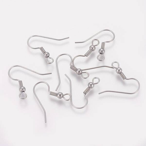 Tarnish Resistant 316 Surgical Stainless Steel Earring Hooks