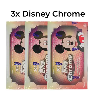 2024 Topps Chrome Disney Hobby (3) Box Pick Your Movie Break 091