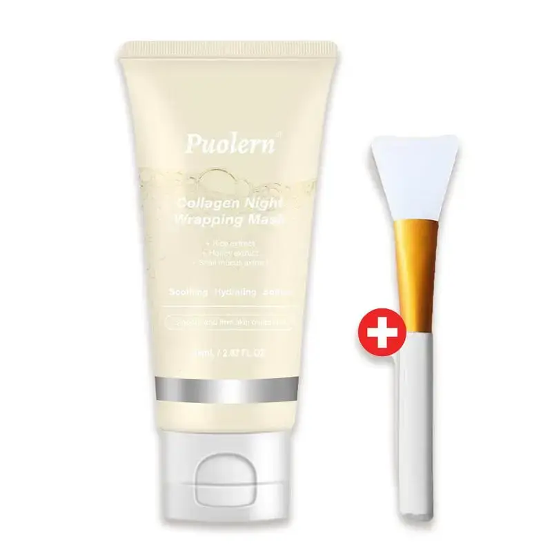 Collagen Wrapping Peel Off Facial Mask - Elasticity & Hydration Care, Reduces Sagging & Dullness - Hydrolyzed Collagen for Gl...