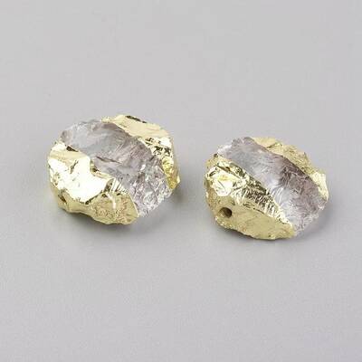 Natural Quartz Crystal Beads