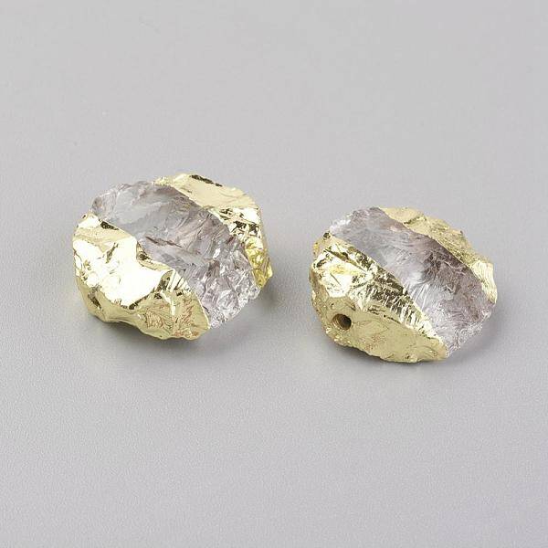 Natural Quartz Crystal Beads