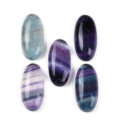 Natural Colorful Fluorite Cabochons