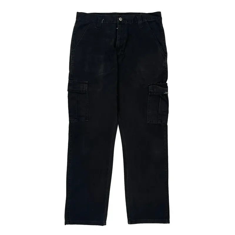 Wrangler Cargo Trousers - 29? Waist Black Cotton