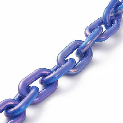 Handmade Opaque Acrylic Cable Chains
