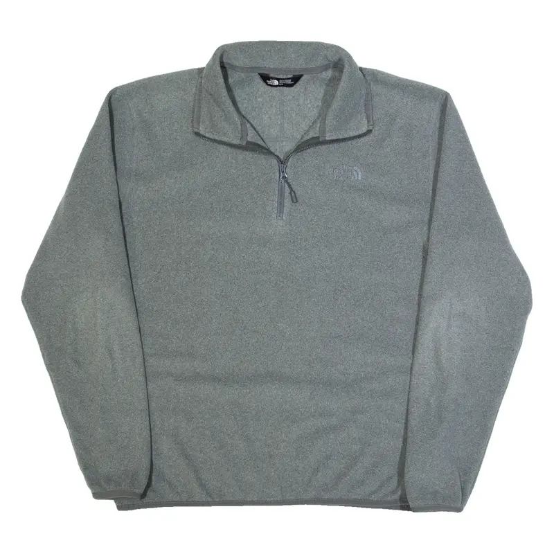 THE NORTH FACE Mens Fleece Grey 1/4 Zip M