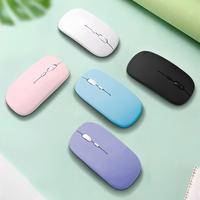 Wireless Mouse, 1 Count Rechargeable Portable Wireless Mouse, Computer Mice with Nano Receiver for Notebook PC Laptop Apple...