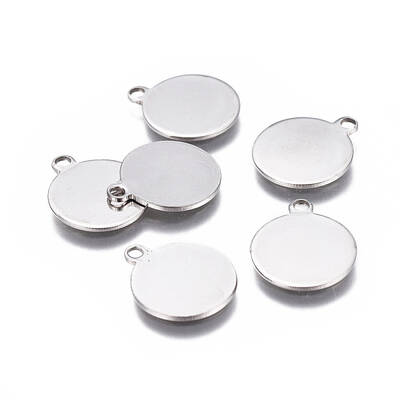 Tarnish Resistant 201 Stainless Steel Stamping Blank Tag Charms