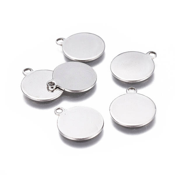 Tarnish Resistant 201 Stainless Steel Stamping Blank Tag Charms