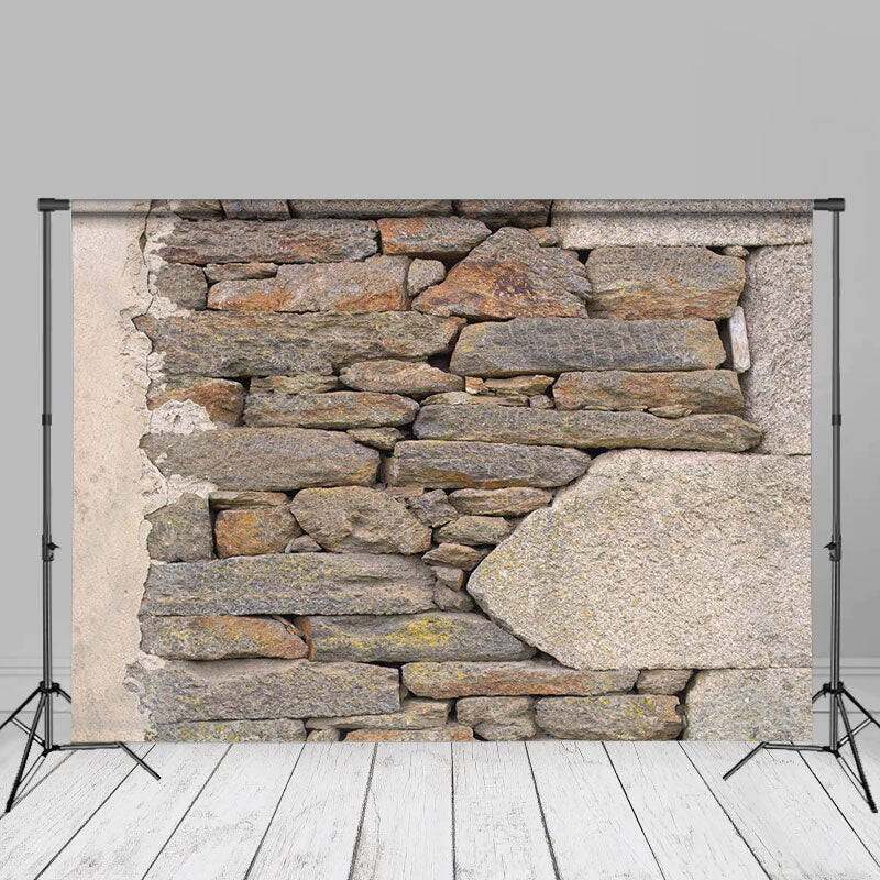 Natural Rock Brick Wall Photoshoot Studio Backdrop - Aperturee