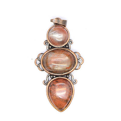 Retro Cherry Quartz Glass Pendants