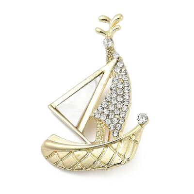 Alloy Rhinestone Brooches