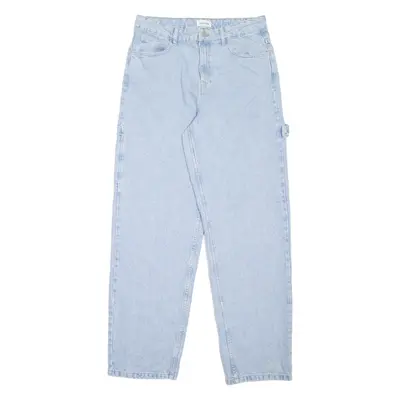 YOURTURN Carpenter Mens Jeans Blue Loose Tapered W33 L34