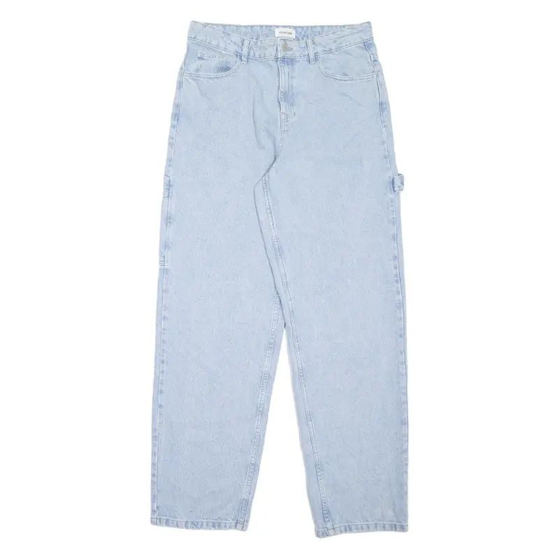 YOURTURN Carpenter Mens Jeans Blue Loose Tapered W33 L34
