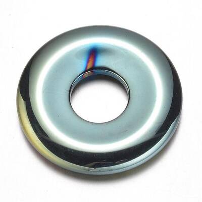 Electroplate Non-magnetic Synthetic Hematite Pendants